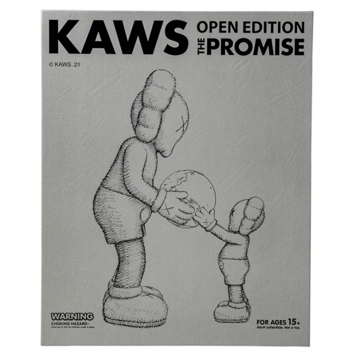 Kaws The Promise Grey Figure (3) - newkick.vip